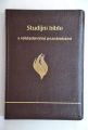 Bible studijní s výkl. poznámkami - kůže, zlatá ořízka